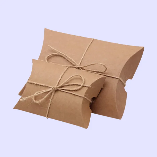 Kraft Paper Pillow Boxes