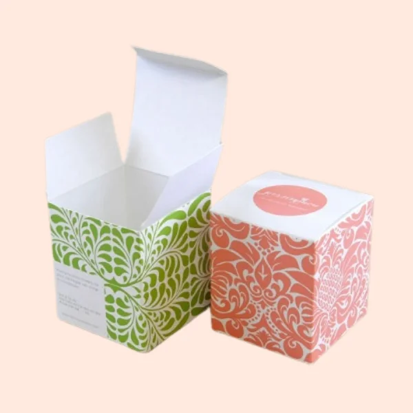 Custom Cardstock Candle Boxes