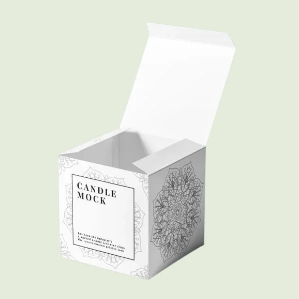 Custom Cardstock Candle Boxes