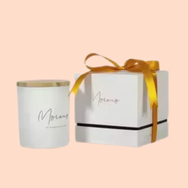 White Candle Boxes