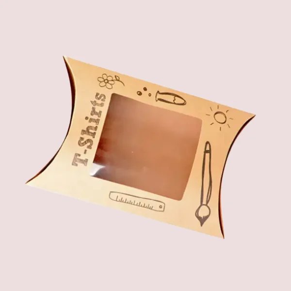 Custom Window Pillow Packaging Boxes