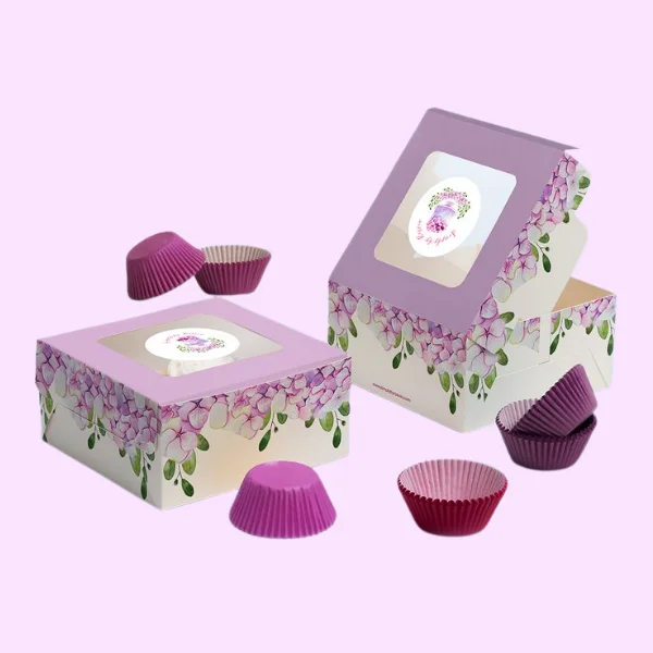 4 Corner Cake Box