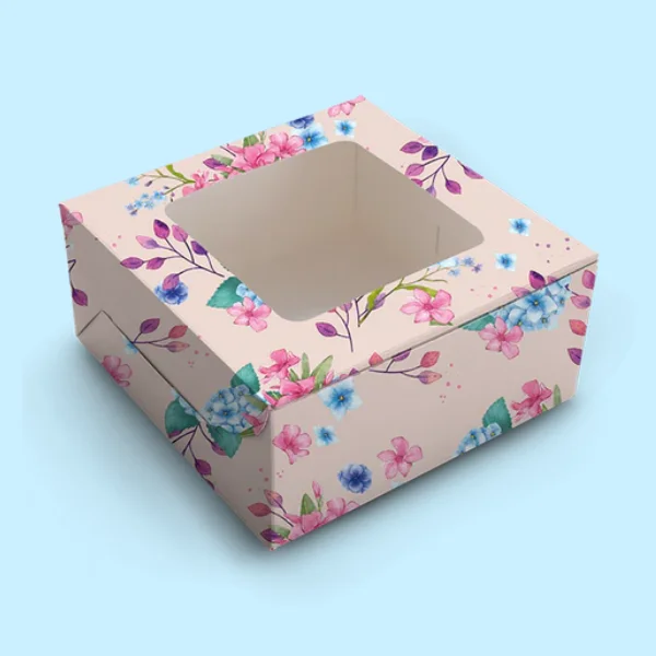 4 Corner Cake Box