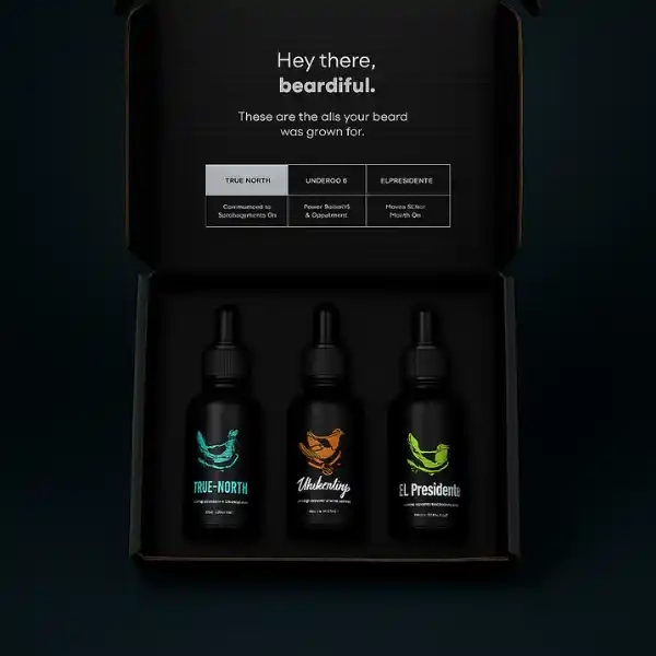 Beard Oil Boxes