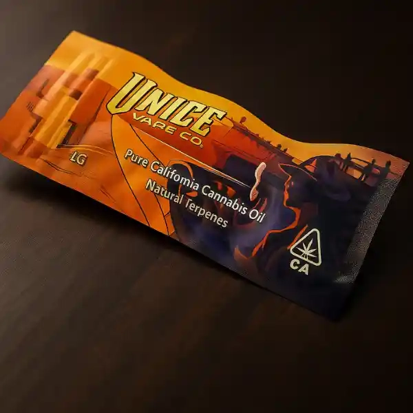 Custom Printed 2.5x6.5” Vape Pen  Mylar Bags