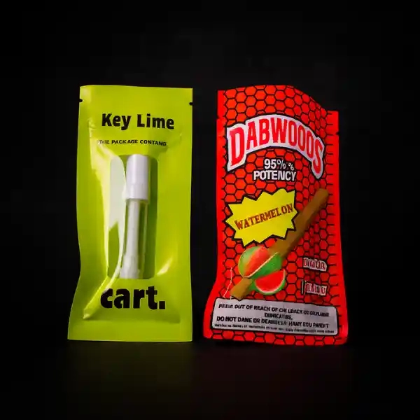 Custom Printed 2.5x6.5” Vape Pen  Mylar Bags