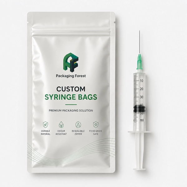 Custom Printed 2.25x8.5” Syringe Bags