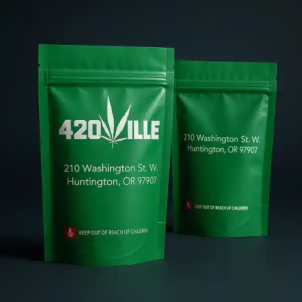 Zip Lock THC Mylar Bags